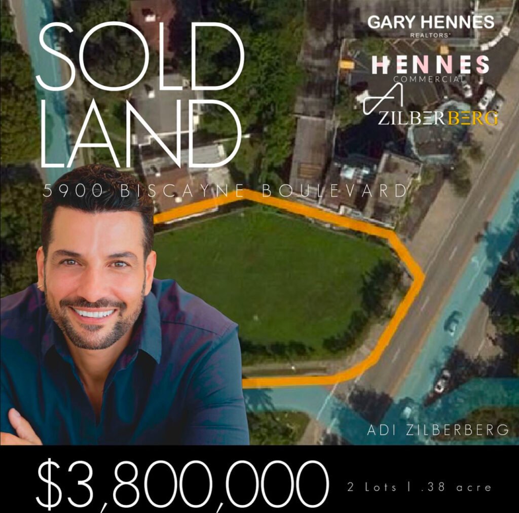 Breaking Real Estate News: Iconic 0.38-Acre Property in Miami’s Biscayne Corridor Sold for $3.8 Million by Adi Zilberberg